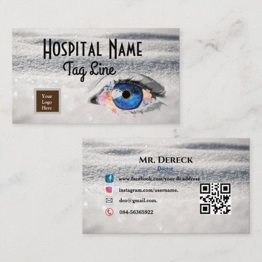 医師の名刺 名刺 (正面/裏面)