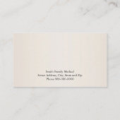 医師の名刺 名刺 (裏面)