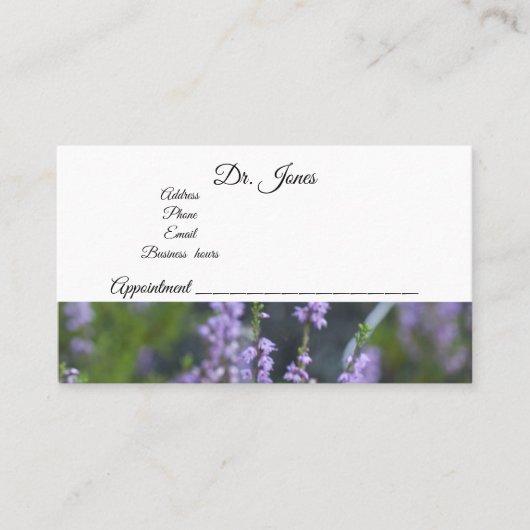 医師の名刺 名刺 (正面)