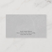 医師の名刺 名刺 (裏面)