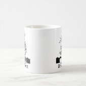 医師の名前のギフト – 包帯の男 コーヒーマグカップ (中央)