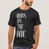 医師の外科医の医師の上の成人のDIBS Tシャツ (正面)