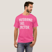 医師の夫パパ医師 Tシャツ (正面フル)