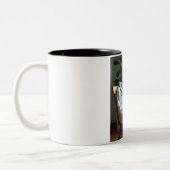 医師の必需品:ホワイトコート&聴診器マグ ツートーンマグカップ (左)
