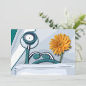 医師の日、おめでとうございます。 カスタマイズ可能な医師への感謝 カード (スタンド正面)