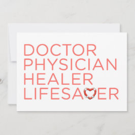 医師の日　医師　ヒーラー　命の恩人 カード