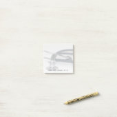 医師の聴診器にメモを貼る ポストイット (デスク上)