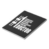 医師の誕生日ギフト：ナンバーワンドクター ノートパッド (回転)