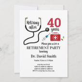 医師の退役依頼 招待状 (正面)