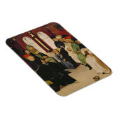 医師の間のキリスト(油のパネル) マグネット (右側)