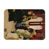 医師の間のキリスト(油のパネル) マグネット (横)