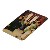 医師の間のキリスト(油のパネル) マグネット (左側)