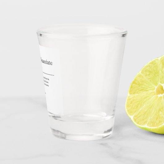 医師の関連定義おもしろマグカップギフト ショットグラス (右)