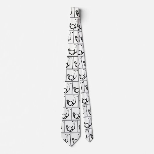 医師の首のネクタイ ネクタイ (正面)