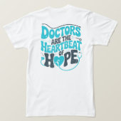 医師のTシャツ Tシャツ (デザイン裏面)