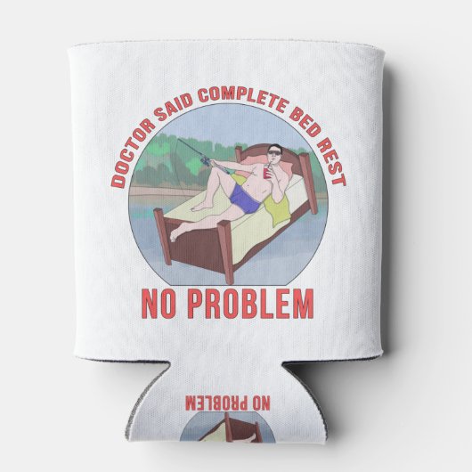 医師は完全なベッドの残りの問題なし 缶クーラー (裏面)