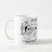 医師は患者にソーシャルメディアをカットするよう忠告する コーヒーマグカップ (左)