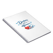 医師は違いをもたらす ノート デザイン ギフト (右側)