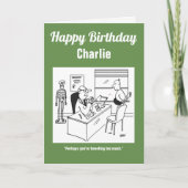 医師は、患者がツイートし過ぎているかもしれないと言う カード (正面)