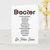 医師への感謝のカード カード (黄色い花)