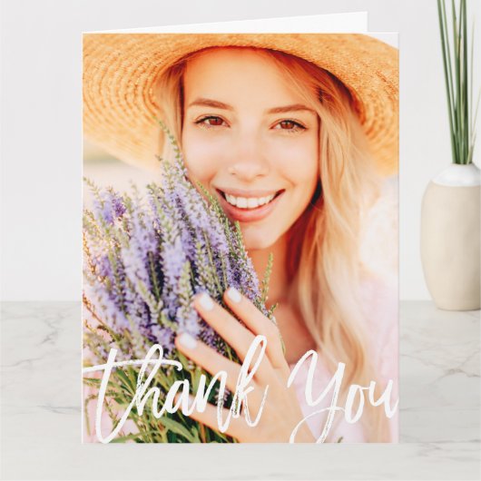 医師への感謝のナース |カスタム サンキューカード (正面)