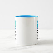 医師への感謝の言葉 ツートーンマグカップ (中央)