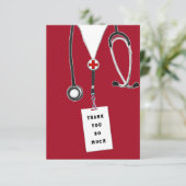 医師への感謝カード サンキューカード (スタンド正面)