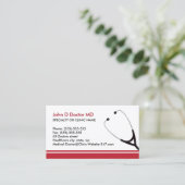 医師または医療名刺 名刺 (スタンド正面)
