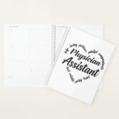 医師アシスタントハートワードクラウド プランナー手帳 (ディスプレー)