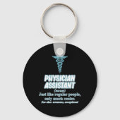 医師アシスタント定義PA医学学生 キーホルダー (正面)