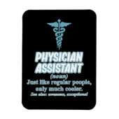 医師アシスタント定義PA医学学生 マグネット (縦)