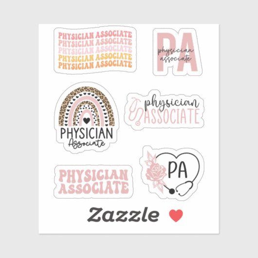 医師アシスタント、かわいい医師のアソシエイトパック シール (シート)