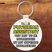 医師アシスタント…優れた知性 キーホルダー (正面)