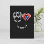 医師アシスタント 心 PA 医学生 グラ 招待状 (スタンド正面)