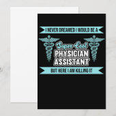 医師アシスタント（PA）として医療の道を歩みたい 招待状 (正面/裏面)