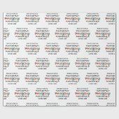 医師アシスタントPAおもしろいギフト ラッピングペーパー (フラット)