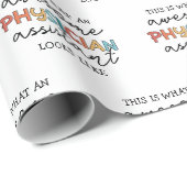 医師アシスタントPAおもしろいギフト ラッピングペーパー (ロールコーナー)