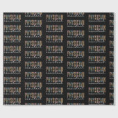 医師アシスタントPA ラッピングペーパー (フラット)