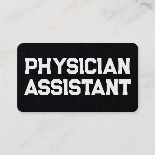 医師アシスタントPA-C 名刺 (正面)