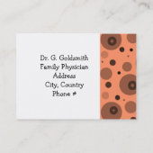 医師アポイントメント 予約カード (裏面)