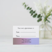 医師アポイントメント 予約カード (スタンド正面)