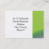 医師アポイントメント 予約カード (裏面)