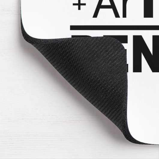 医師エンジニア+アーティスト=歯科医 マウスパッド (コーナー)