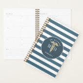 医師カデュセウスダスティブルーパーソナライズされた プランナー手帳 (ディスプレー)