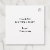 医師カドゥセウスの祝辞 フェイバータグ (裏面)