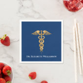 医師カドゥセウス スタンダードカクテルナプキン (インサイチュ)