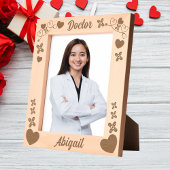 医師ギフトハート愛 レーザー彫刻フレーム