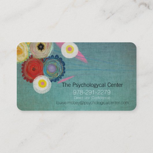 医師クリニックナース医療 名刺 (裏面)