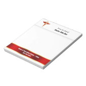 医師ナース処方病院 |カスタマイズ ノートパッド (回転)