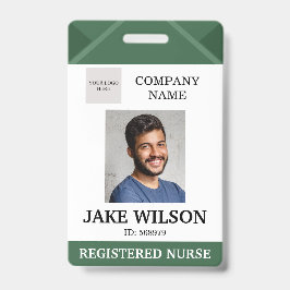医師ナース老人気に保安写真ID バッジ